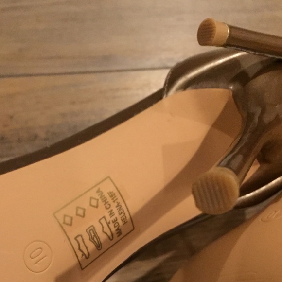 Gold, Fashion Nova, Square Toe, High Heels - Picture 6 of 8